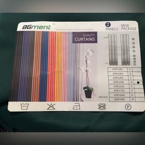 Dark green curtain panels(2)- NEW